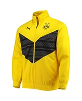 Men's Puma Yellow Borussia Dortmund 2022/23 Pre-Match Full-Zip Jacket