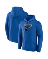 Men's Fanatics Blue St. Louis Blues Primary Logo Pullover Hoodie