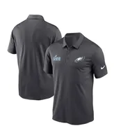 Men's Nike Anthracite Philadelphia Eagles Super Bowl Lvii Left Chest Polo Shirt