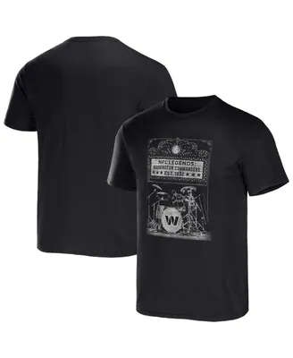 Men's Nfl x Darius Rucker Collection by Fanatics Black Washington Commanders Band T-shirt