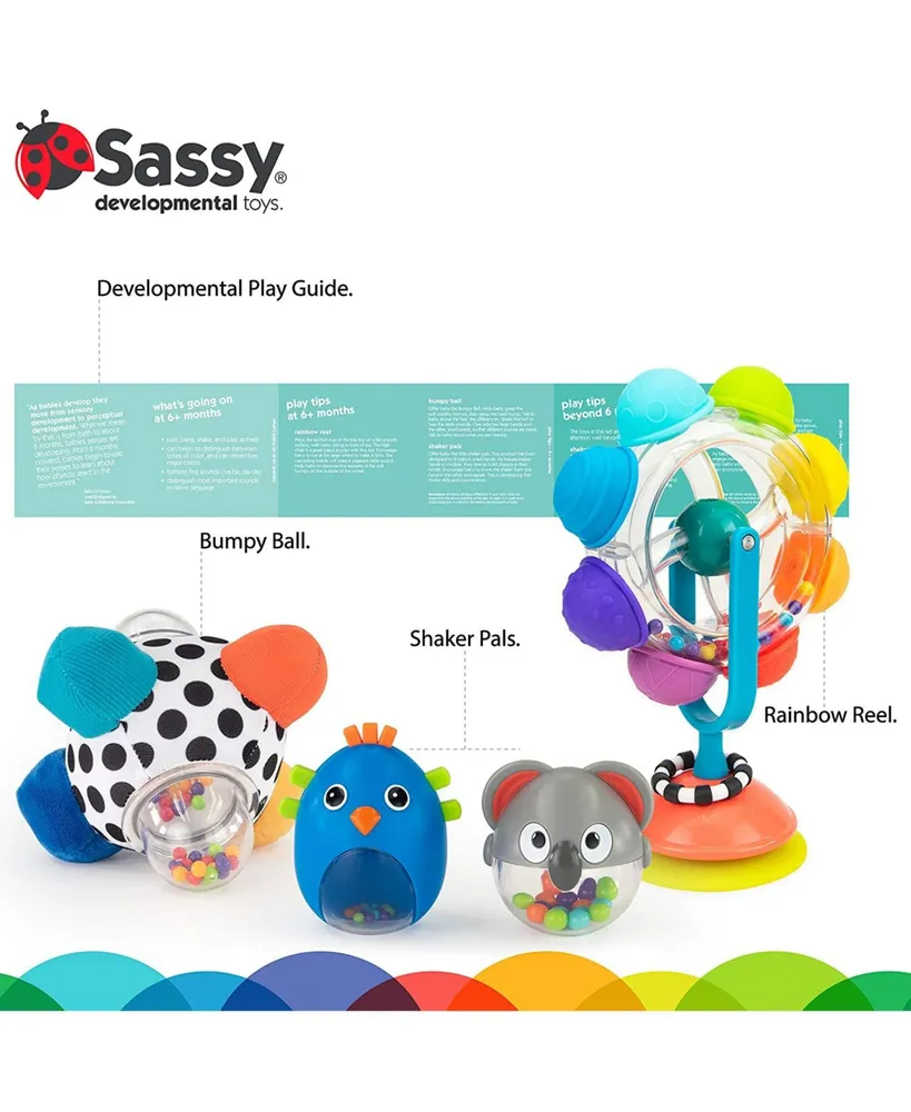 Sassy Move & Groove Baby Box Gift set, 6 Months plus - Assorted Pre
