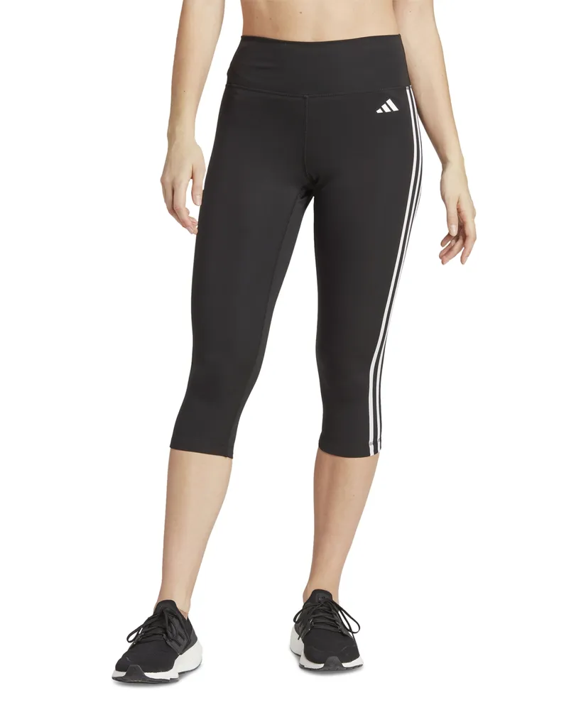 Adidas Women's Train Essentials High-Waist 3-Stripe 3/4 Leggings