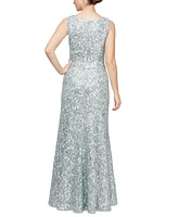 Alex Evenings Women's Lace & Sequin-Detail Gown Shawl