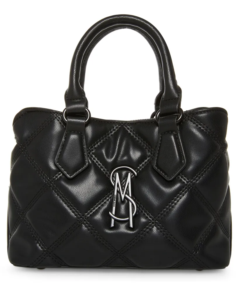 Steve Madden Bmickey Logo Plaque Satchel Bag