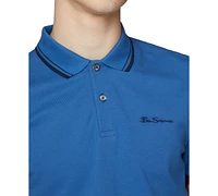 Ben Sherman Men's Signature Tipped Short-Sleeve Polo Shirt