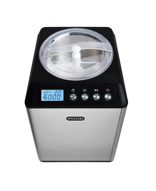 Whynter 2.1 Qt. Stainless Steel Electric Ice Cream Maker with