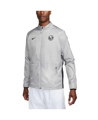 Men's Nike Gray Club America Academy Awf Full-Zip Jacket