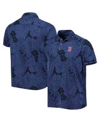 Men's Tommy Bahama Navy Boston Red Sox Miramar Blooms Polo Shirt