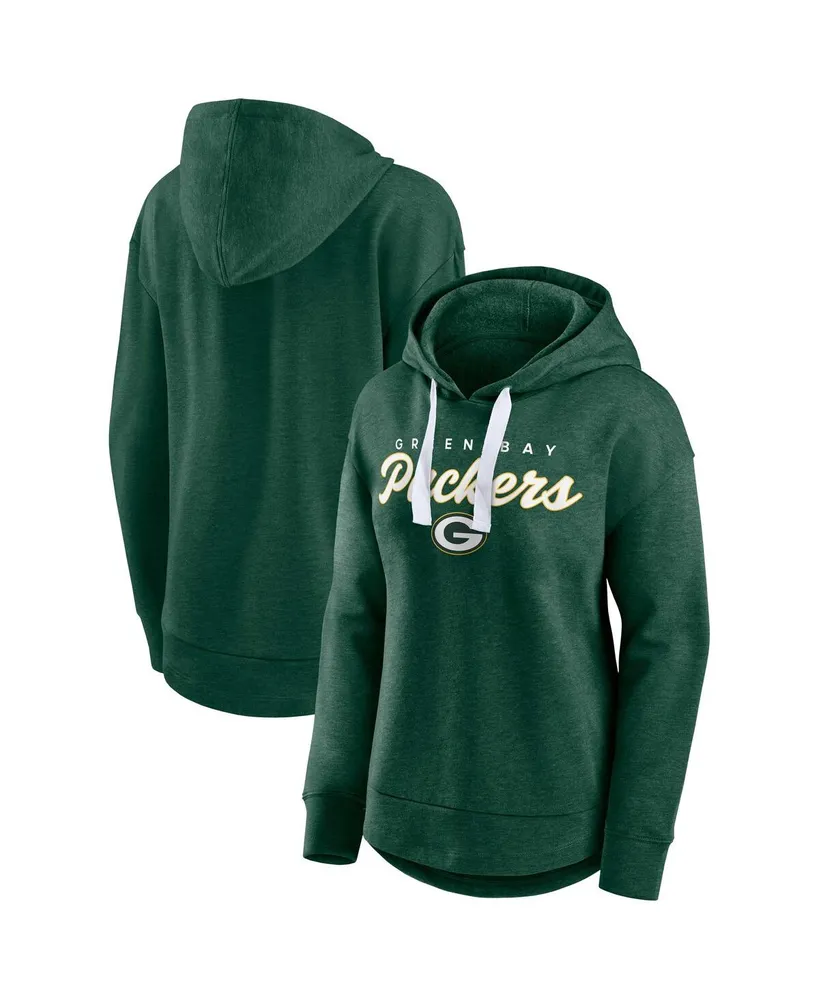 Women's Green Bay Packers 47 Brand Upland Hoodie Medium Grey Heather