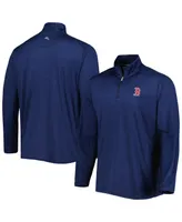 Men's Tommy Bahama Navy Boston Red Sox Delray IslandZone Half-Zip Top