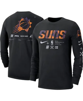 Men's Nike Black Phoenix Suns Essential Air Traffic Control Long Sleeve T-shirt