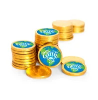 84ct Earth Day Candy Party Favors Chocolate Coins Giveaways (84 Pack) - By Just Candy