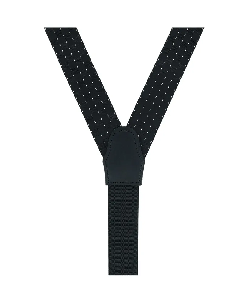 Trafalgar Men's Pin Dot Formal End Suspenders