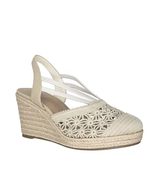 Impo Women's Tonessa Memory Foam Stretch Espadrille Wedge Sandals