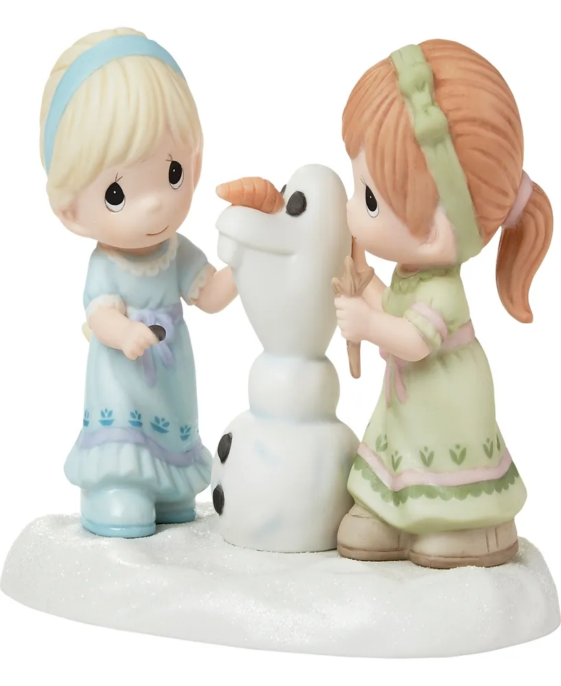 Precious Moments 222025 Disney Showcase Frozen Building A Snowman Is Better With You Disney Frozen Bisque Porcelain Figurine