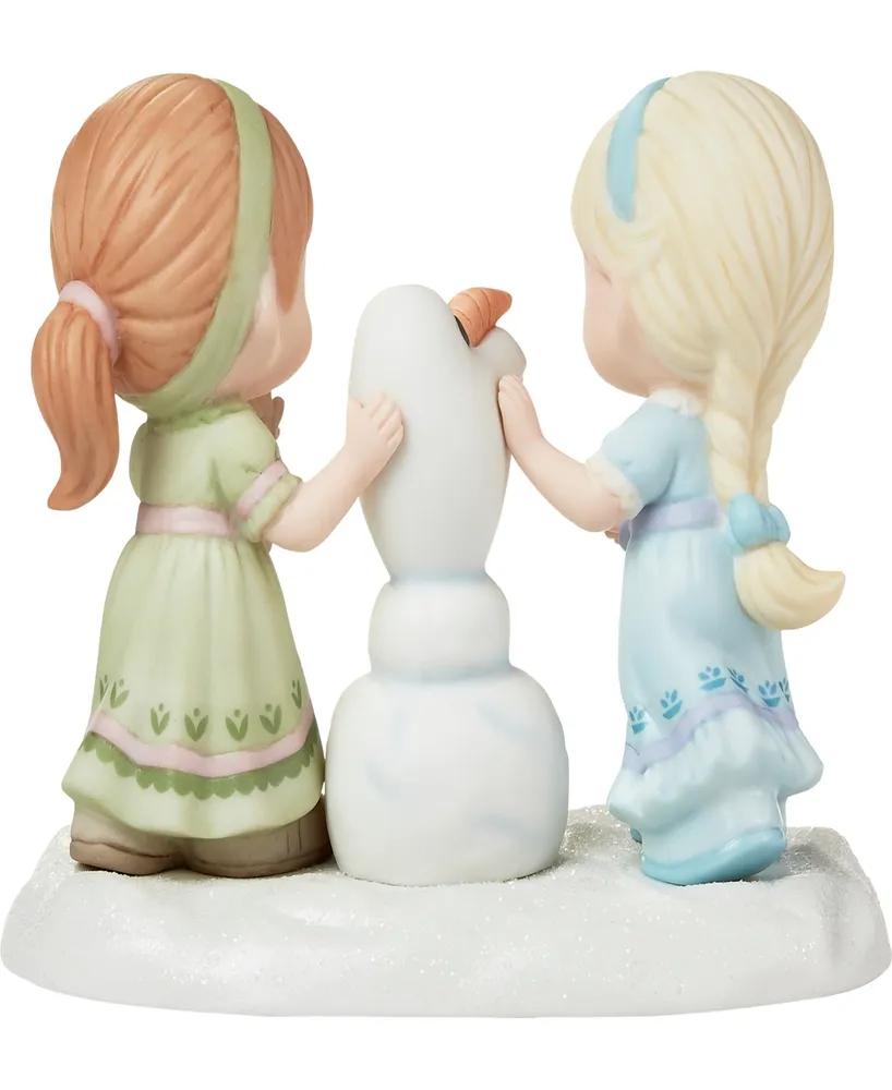 Precious Moments 222025 Disney Showcase Frozen Building A Snowman Is Better With You Disney Frozen Bisque Porcelain Figurine