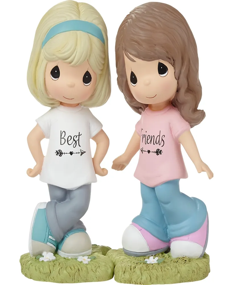 Precious Moments 222401 True Friends Are Never Apart 2-Piece Resin Figurine Set