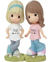 Precious Moments 222401 True Friends Are Never Apart 2-Piece Resin Figurine Set