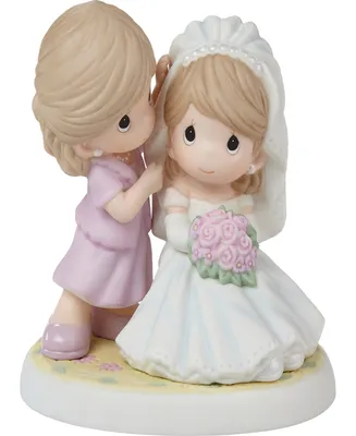 Precious Moments 222008 Today A Bride, Always A Daughter Bisque Porcelain Figurine