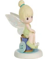 Precious Moments 222029 Wishing You A Pixie Perfect Day Bisque Porcelain Figurine