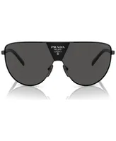 Prada Rectangular Men's Sunglasses, Pr 69ZS