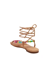 Katy Perry Women's The Halie Bead Lace-Up Sandals