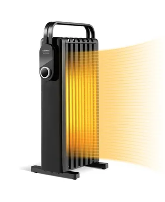 Costway 1500W Electric Space Heater Oil Filled Radiator