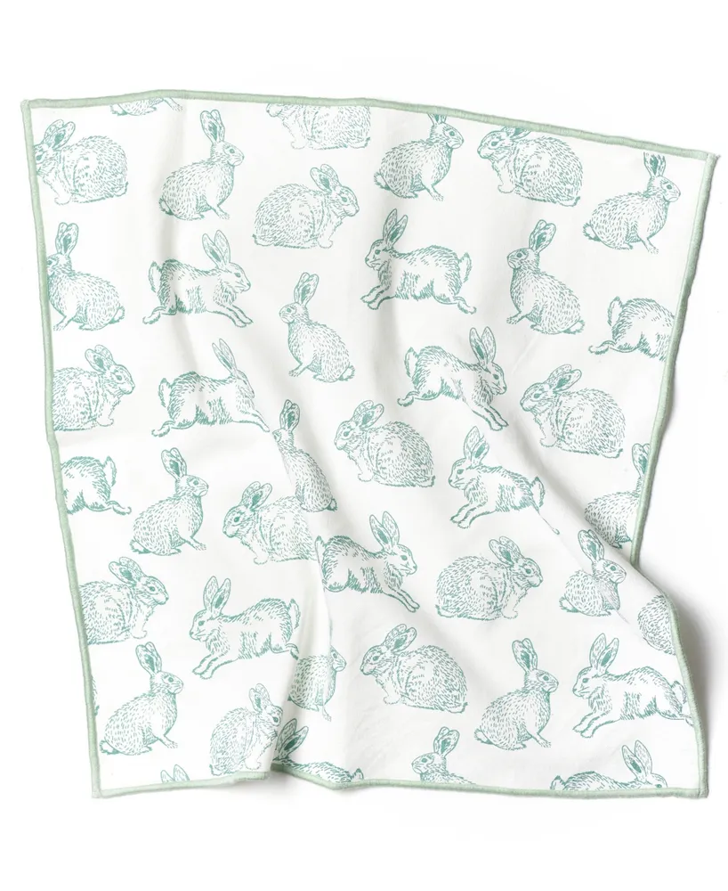 Coton Colors by Laura Johnson Rabbit Sage Napkin Set/4