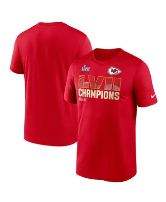 Men's Nike Red Kansas City Chiefs Super Bowl Lvii Champions Essential T-shirt