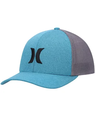Men's Hurley Teal Icon Textures Flex Hat