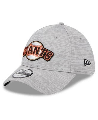 Men's New Era Gray San Francisco Giants 2023 Clubhouse 39THIRTY Flex Hat
