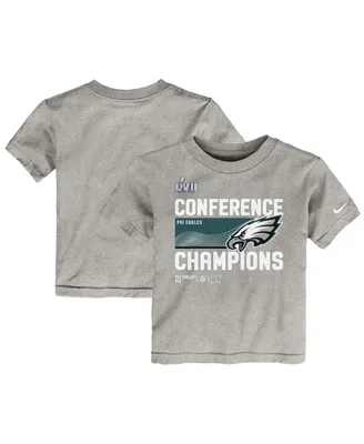 Toddler Nike Anthracite Kansas City Chiefs Super Bowl LVII Champions Locker Room Trophy Collection T-Shirt Size:3T