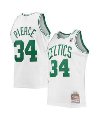 Men's Mitchell & Ness Paul Pierce White Boston Celtics 2007-08 Hardwood Classics Swingman Jersey
