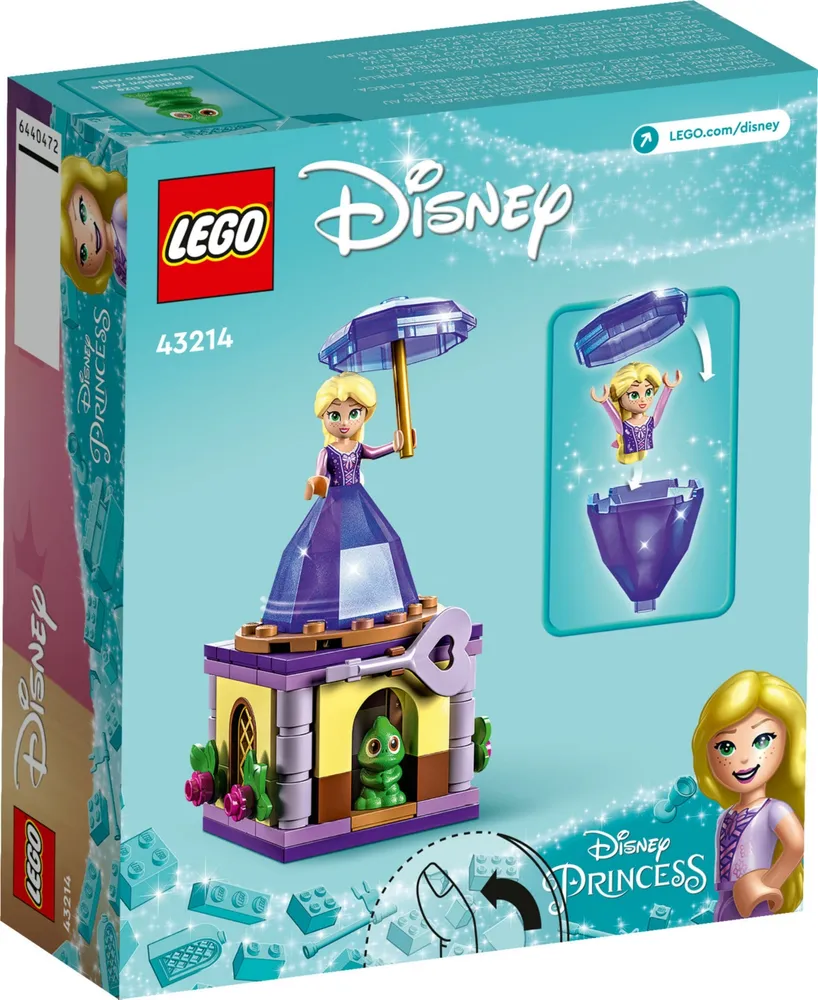 Lego Disney Princess Twirling Rapunzel 43214 Toy Building Set with Rapunzel and Pascal Figures