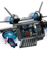 Lego Marvel 76248 The Avengers Quinjet Toy Building Set with Black Widow, Thor, Iron Man, Captain America & Loki Minifigures