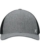 Men's Hurley Gray Mini Icon Logo Trucker Flex Fit Hat