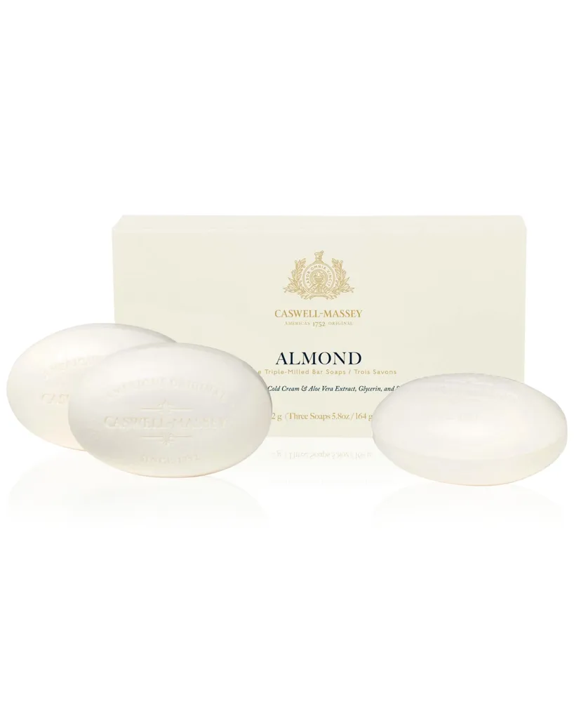 Caswell Massey 3-Pc. Almond Bar Soap Set