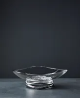 Nambe Braid 11" Glass Centerpiece Bowl