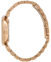 Olivia Burton Women's Signature Floral Ion Plated Carnation Gold-Tone Stainless Steel Watch 34mm