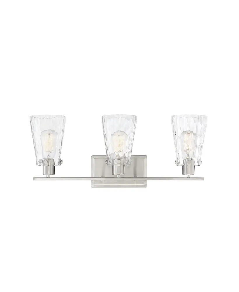 Savoy House Vaughan 3-Light Bathroom Vanity Light in Satin Nickel