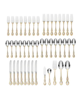 Oneida Golden Mandolina 45-Pc. Flatware Set, Service for 8