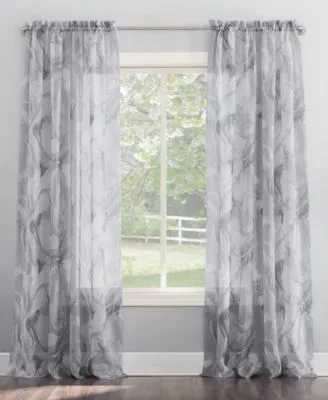 No. 918 Cristo Crushed Voile Sheer Rod Pocket Curtain Panel Collection