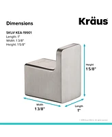 Kraus Stelios Bathroom Robe and Towel Hook