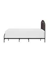 Hillsdale 44" Metal Riverbrooke Furniture Arch Scallop King Bed