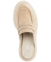 Dkny Women's Luna Slip-On Lug Platform Penny Loafer Mules