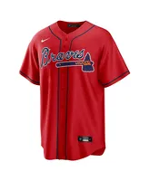 Men's Nike Matt Olson Red Atlanta Braves Alternate Replica Player Jersey