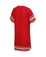 Women's Touch Red Georgia Bulldogs Cascade T-shirt Dress