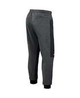 Men's Nike Heathered Gray, Black Washington Nationals Authentic Collection Flux Performance Jogger Pants