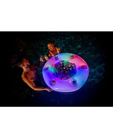 PoolCandy Illuminated Led Inflatable Floating Bar 7 Piece Set