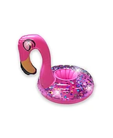 PoolCandy Glitter Flamingo Drink Float 2 Piece Pack Set